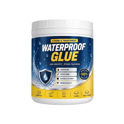 Transparent waterproof glue
