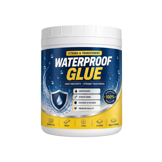 Transparent waterproof glue