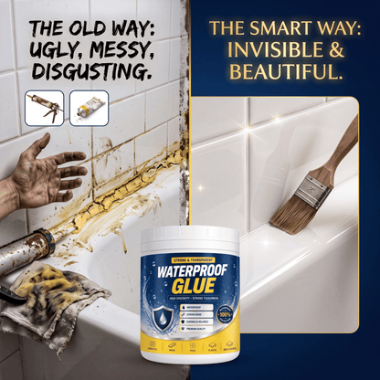 Transparent waterproof glue